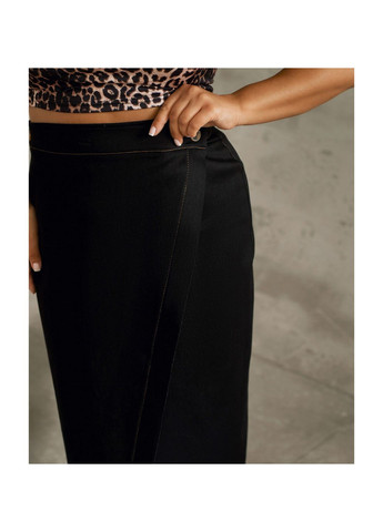 Черная повседневная юбка Liton