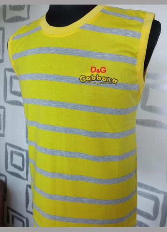 Желтая мужская футболка No Brand