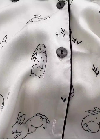 Біла піжама для дівчинки (підліткова) white rabbit vogue style170-176 No Brand