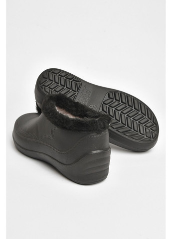 Галоши мужские на меху черного цвета Let's Shop (353687217)