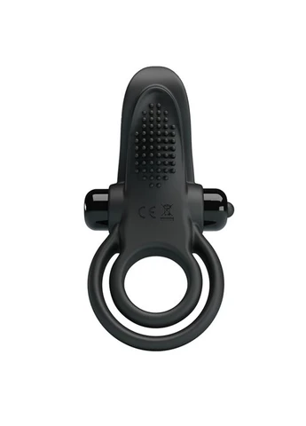 Ерекційне кільце Vibrant Penis Ring Black Pretty Love (329152777)