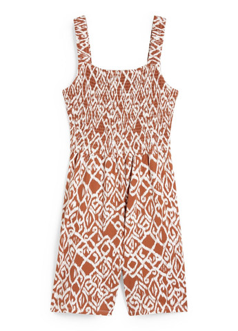 Комбінезон з бавовни C&A однотонний комбінований кежуал