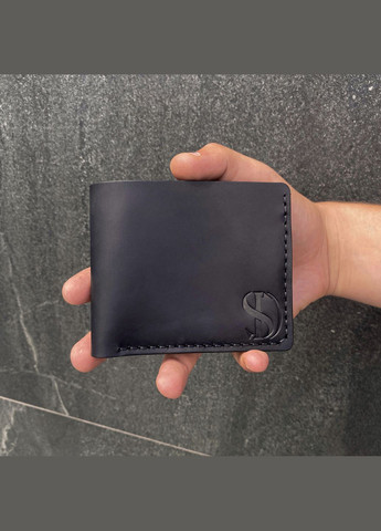 Классический кожаный кошелек Casual черный SD Leather (275399084)