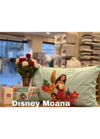 Підліткова постільна білизна Disney Moana ранфорс полуторна на гумці Tac (402932348)