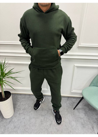 Оливковий (хакі) костюм чоловічий полар двосторонній фліс дуже теплий,штани та кофта Україна