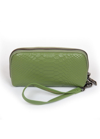 Женская кожаная косметичка Cosmetic 60095-19 apple green Cossroll (324691231)