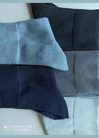 Комбинированные 5 пар 41-45 бамбуковые демисезонные носки премиум класса Золото однотонные (303726930)