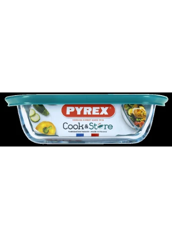 Форма для запікання Pyrex Cook & Store 25×22×7 см 2.2 л з кришкою No Brand (391964440)