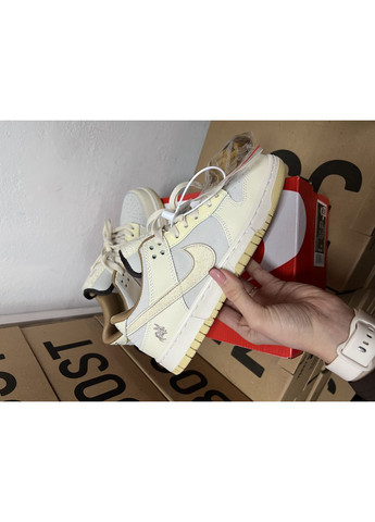 КРОСІВКИ ЖІНОЧІ NIKE DUNK BEIGE RABBIT НАЙК СБ ДАНК No Brand бежеві демісезони (368868901)