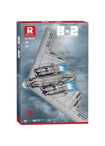 Конструктор Стелс-бомбардировщик B2 на подставке (33038) [171525] Reobrix (401737058)