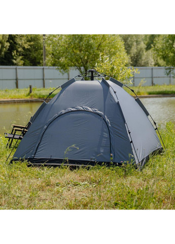 Намет кемпінговий 2 на 2 метри автоматичний для риболовлі походу туристичний LU-019G Сірий No Brand (369478327)