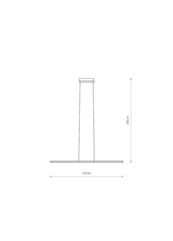 Люстра 10847 Bar LED S 1x21W 4000K 1300Lm IP20 Чорна (10847) Nowodvorski (318524642)