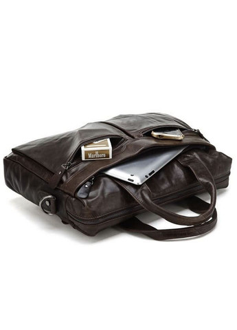 Мужская кожаная сумка 39,5х9х29 см John McDee (315874442)