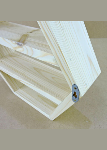 Настенная полка из дерева Федерация бланже (НСП-002601) No Brand (328081613)