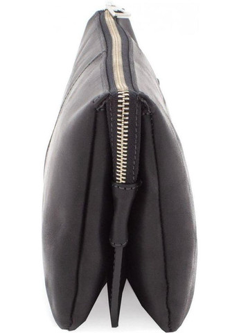 Сумка клатч з петлею з натуральної шкіри чоловіча для телефону маленька Чорний 40176 Grande Pelle (361348803)