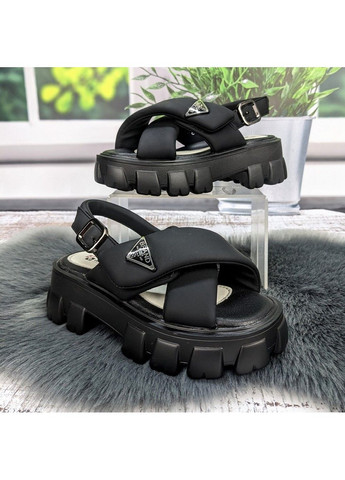 Черные босоножки подростковые для девочки Jong Golf