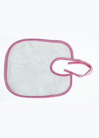 Нагрудник для девочки трикотажный 20*25 см Мишка розовый 3м+ (39344) BABYKROHA (312269495)