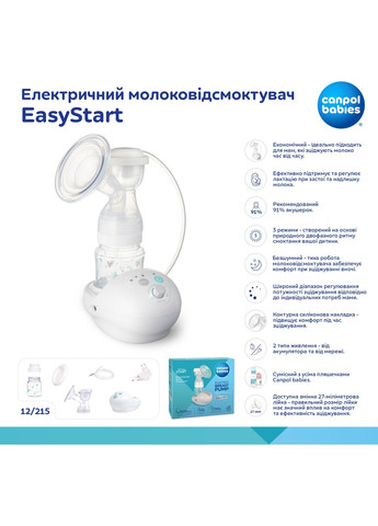 Молокоотсос электрический EasyStart () Canpol Babies 12/215 (328309252)
