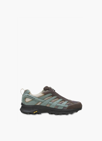 Коричневі кросівки чоловічі moab speed zip gore-tex® 1trl forestespresso brown/turquoise j068013 Merrell