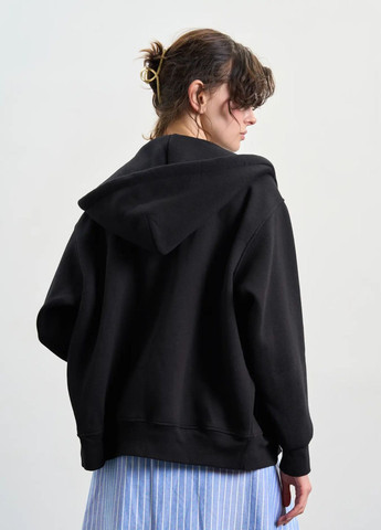 Зіп-худі жіноче утеплене зі спущеним плечем Роза (318448140)