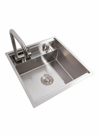 Кухонная мойка CM 50*50 скрытая нержавейка Handmade (смеситель в комплекте) Valeso (342069089)