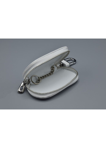 Ключниця, шкіряна автоключниця з логотипом ПОРШЕ (біла 06016) Porsche (360949417)