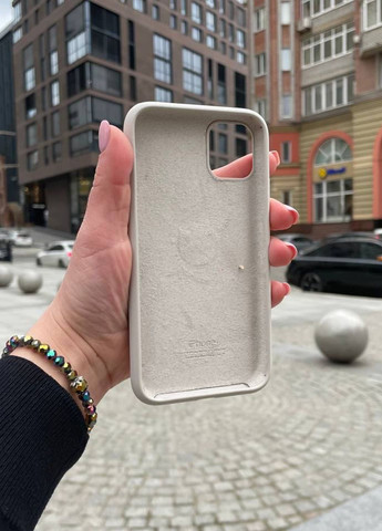 Чехол для iPhone 11 серый Antique White Silicone Case силикон кейс No Brand (289754078)