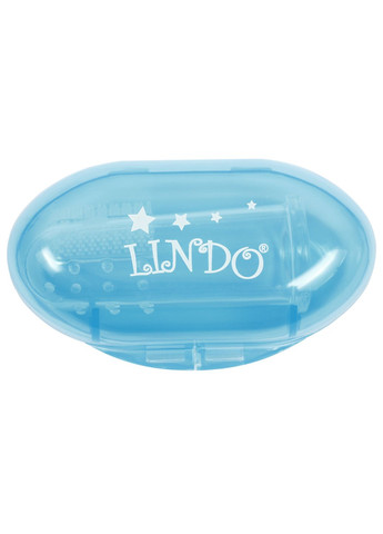 Зубна щітка-масажер для зубів, силіконова, блакитний (7077 блак) Курносики 7077 гол (328393747)