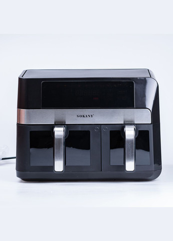 Аэрогриль-фриритюрниця 2800 Вт на 11 литров, черная Sokany (315635794)