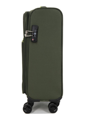 Чемодан маленький S тканевый 22204 58×36×22см 35+9см Хаки Snowball (297642922)