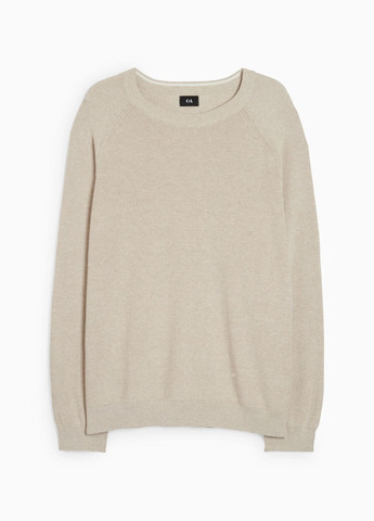 Бежевый демисезонный свитер из хлопка C&A