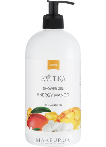 Гель для душа "Energy Mango" Kvitka Shower Gel 750ml (1226205-27575816) J'erelia (368667781)