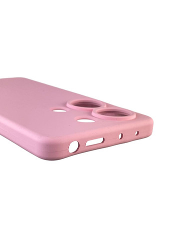 Чохол для Redmi Note 13 Pro 4G силіконовий з мікрофіброю нековзний на сяомі редмі нот 13 про 4г рожевий Xiaomi (366389796)