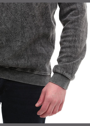 Чорний світшот чоловічий чорний прямий однотонний Jean Piere варенка (306816597)