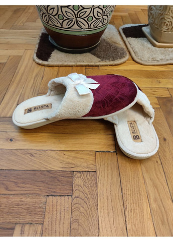 Жіночі тапочки комфортні м’які домашні тапки закриті тапочки з велюру теплі кімнатні тапочки Белста (364989072)
