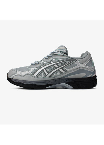 Серые демисезонные кроссовки мужские и женские asics gel-nyc grey black | асикс гель-нюк серые No Brand