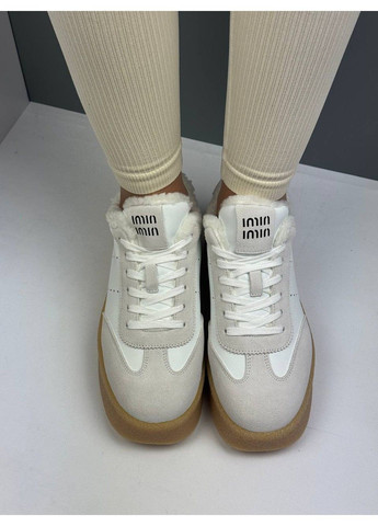 522 Кросівки Зимові Білі Шкіра с замшею утеплені Hengji білі зими (372384831)