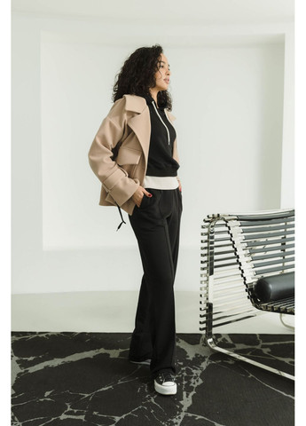 Бежеве демісезонне Укорочене пальто 2141.5615 Seventeen