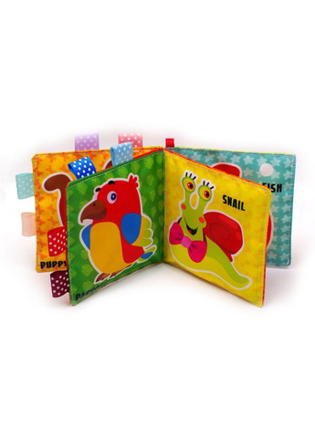 Розвиваюча м'яка книга "Котик Няв-Няв" 823444, 8 малюнків Книжковий хмарочос (336333776)