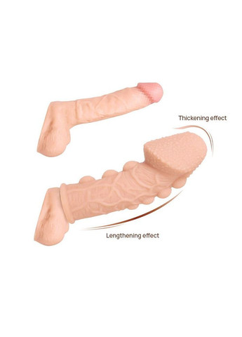 Насадка на член Kokos Extreme Sleeve ES.09 розмір M, потовщуюча, стимулюючий рельєф No Brand (366879075)