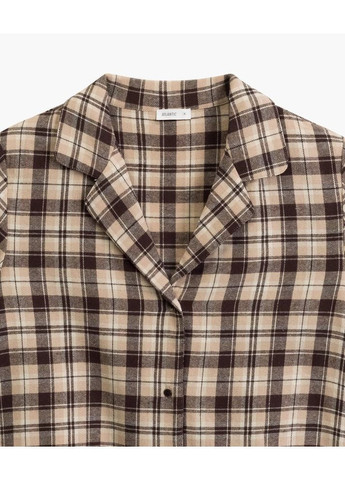 Бронзова зимня піжама жіноча фланелева сорочка та штани nlp 505 /1 сорочка + брюки Atlantic