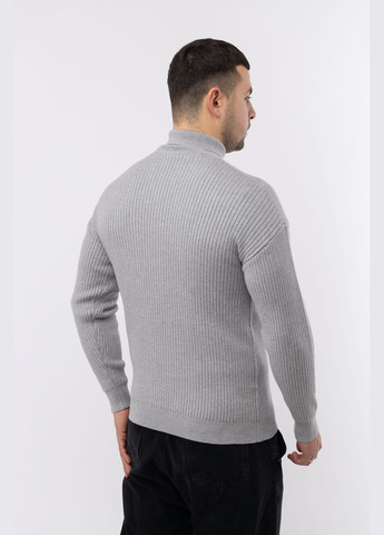 Чоловічий гольф з довгим рукавом колір світло-сірий CB-00224097 LAGODOMEE (309020500)