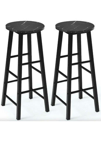 Комплект барних стільців Eugad з підставкою для ніг Costway (362028016)