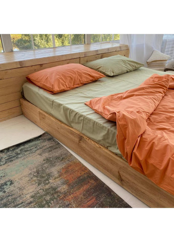 Постільна білизна з резинкою, ранфорс Евро розмір, наволочки 50/70 No Brand (364219943)