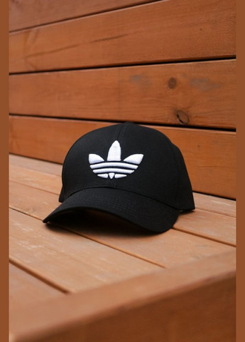 Чоловіча чорна кепка (логотип білого кольору) No Brand (326597241)