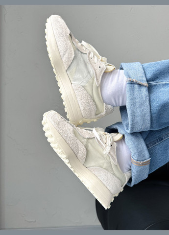 Кроссовки женские New Balance 327 Casual Beige | Нью Беланс 327 бежевые No Brand бежевые демисезоны (340916013)