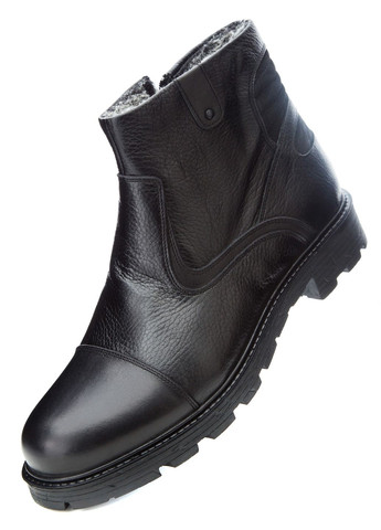 Черные зимние ботинки мужские Springer