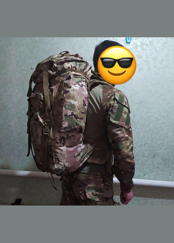 Рюкзак тактичний великий військовий туристичний койот пісочний No Brand (299460975)