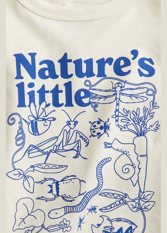 Молочная футболка мальчику H&M