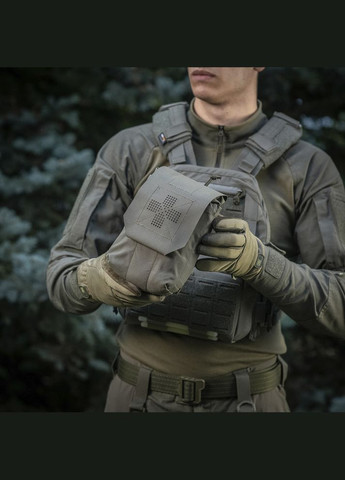 Подсумок медицинский вертикальный Large Elite Ranger Green M-TAC (315339317)